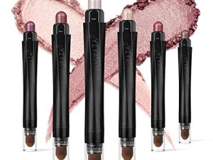 LUXAZA 6PCS Eyeshadow and Eyeliner Pen