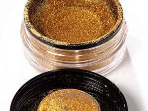 Mynena Gold Highlighter Makeup Loose Powder Shimmer Pigment for Face and Body