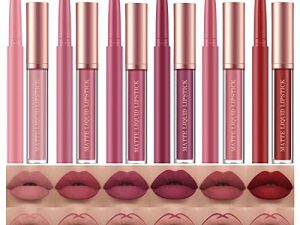 URQT 12pcs Lip Liner and Lipstick Makeup Set