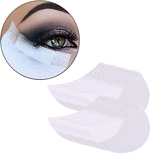 CENFRY 100pcs Disposable Eyeshadow Shields Free Under Eye Gel Pad Patches Eyelash Extensions Lip Makeup Applicator CENFRY 100pcs Disposable Eyeshadow Shields Free Under Eye Gel Pad Patches Eyelash Extensions Lip Makeup Applicator