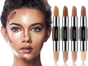 8 Colors Contour Stick Double Head Facial Repair Bronzer Highlight Concealer Cruelty Free Makeup 2 in 1 Body 3D Shading Stick Foundation Cream Pen