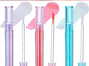 Liquid Glitter Eye Shadow Set - 3Pcs Shimmer Metallic Chameleon Liquid Eyeshadow Kit