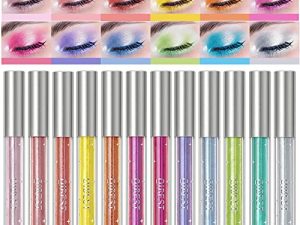 BestLand 12 Colors Liquid Glitter Eyeshadow Set