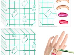 200 Pieces Makeup Hand Palette Adhesive Foundation Palette Disposable Foundation Mixing Tray Single Use Professional Make up Tools Clear Cosmetic Mix Palette for Every Makeup Artist