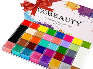 CCbeauty Professional 36 Colors Face Body Paint Oil Based