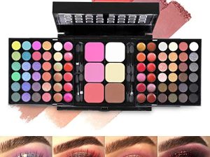 All In One Makeup Gift Kit，Professional 78 Colors Combination Palette Makeup Set for Women - 48 Eyeshadow