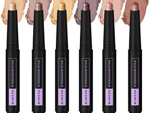 KIMUSE 6PCS Shimmer Cream Eyeshadow Stick