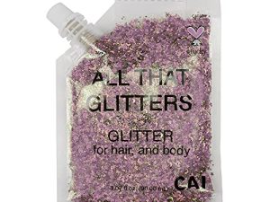 CAI BEAUTY NYC Rose Gold Glitter | Easy to Apply