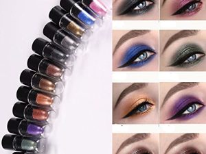 12 Colors Glitter Eyeshadow Eye shadow Stick Pen Makeup Set