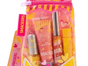 Lip Smacker Pink Lemonade Glam Bag Makeup Set for Girls | Lip Balm