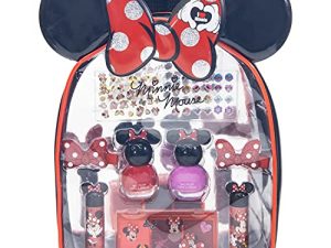 Disney Minnie Mouse - Townley Girl Cosmetic Makeup Gift Bag Set includes Lip Gloss