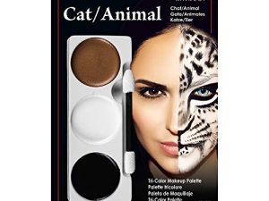 Mehron Makeup Tri-Color Halloween Makeup Palette (CAT/ANIMAL)