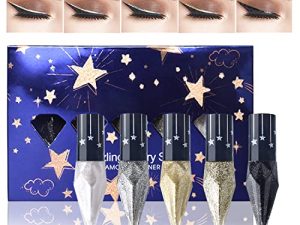Erinde [5PCS] Glitter Eyeliner Liquid Set