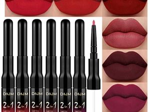 6Pcs Matte Lip Liner and Liquid Lipstick Set for Women labiales mate 24 horas originales matte larga duracion long lasting 24