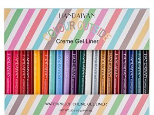 Coosa Waterproof Eye Liner Pencil Set 20 Colors Natural Matte Long Lasting Eyeliners Eye Makeup Pencils