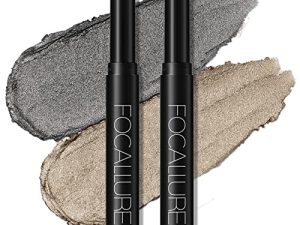 FOCALLURE 2 Pcs Shimmer Cream Eyeshadow Stick