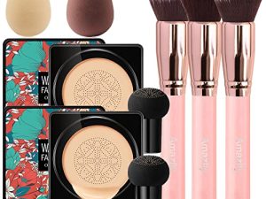 2 PCS Air Cushion CC Cream Mushroom Head Foundation