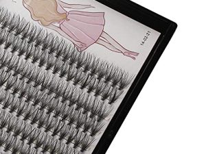 Dedila 8-22mm to Choose 20D/40D Individual False Eyelashes Makeup Cluster Eyelashes Thickness 0.07mm D Curl Natural long Black Soft Lightweight 3D Eye Lashes Extensions Dramatic Look (15mm)