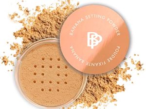 bellapierre Banana Setting Powder | Lightweight Color-Correcting Powder with All Day Makeup Protection | Eliminates Blotchiness and Dark Under-Eye Circles | Matte Tint - 0.14 Oz (Tan)