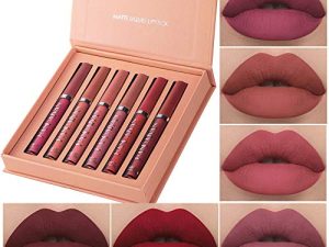 6Pcs Matte Liquid Lipstick Makeup Set