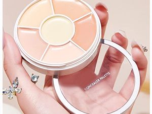 6 Colors Corrector Cream Concealer Contour Makeup Palette for Mature Skin