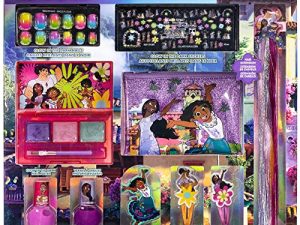 Disney Encanto – Townley Girl Glow in the Dark Cosmetic Make-up Set Includes Nails